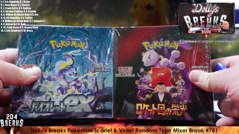 Dolly's Breaks Pokémon Scarlet & Violet Random Type Mixer Break #781 [May 5, 2025]