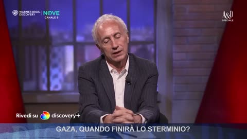 Marco Travaglio in tv:Gaza?L’inferno in terra,a Gaza una mattanza che si perpetua da mesi.Travaglio commenta le politiche di Benjamin Mileikowsky detto Netanyahu il premier dello Stato sionista d'Israele finanziato dalla lobby AIPAC americana