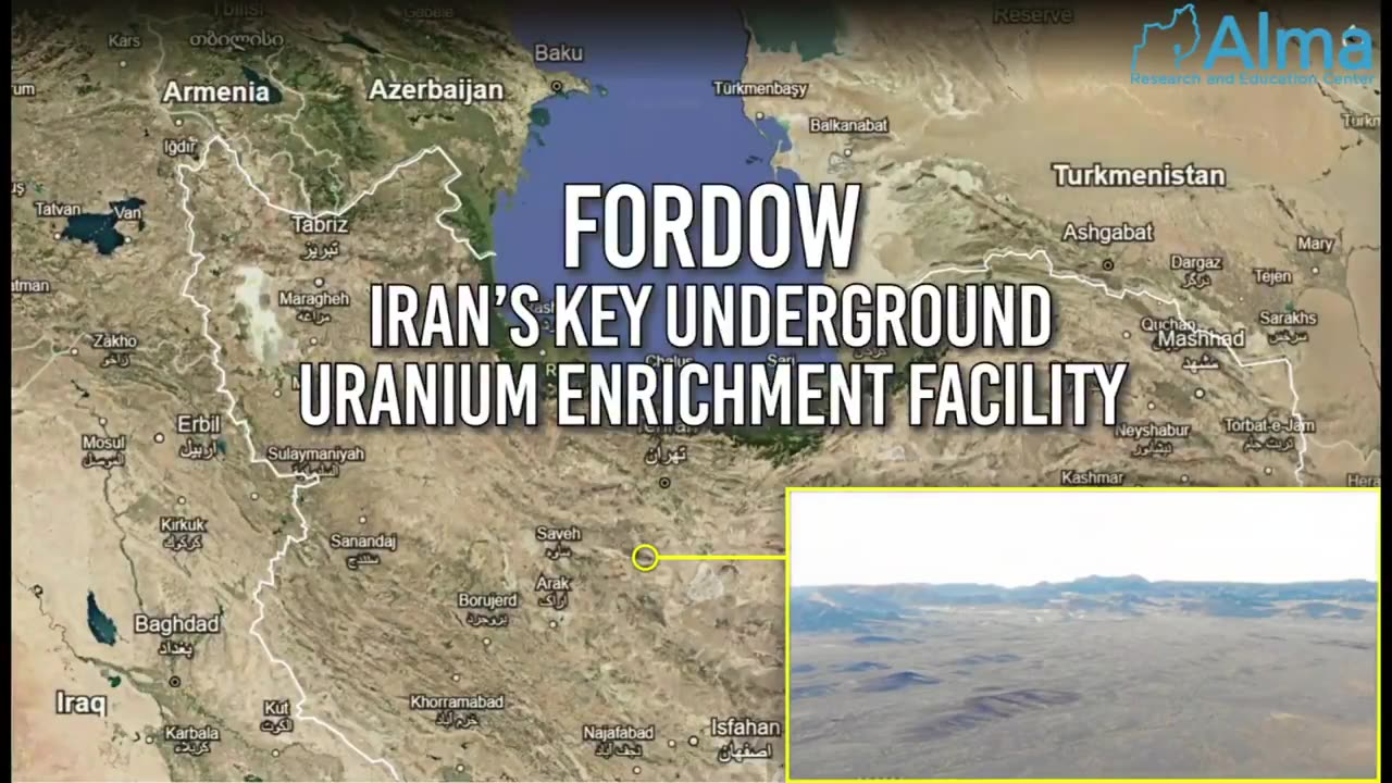 Un impianto nucleare a Fordow, in Iran