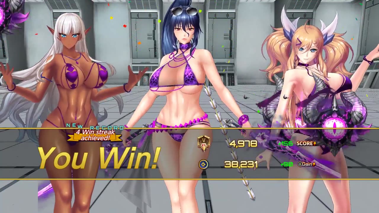 It's Summer Time, and the Dark Elf is blasting Opponets with WATER / Action Taimanin