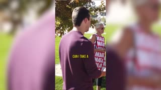 They Protested Charlie Kirk… Then He SHOWED UP 😳🔥