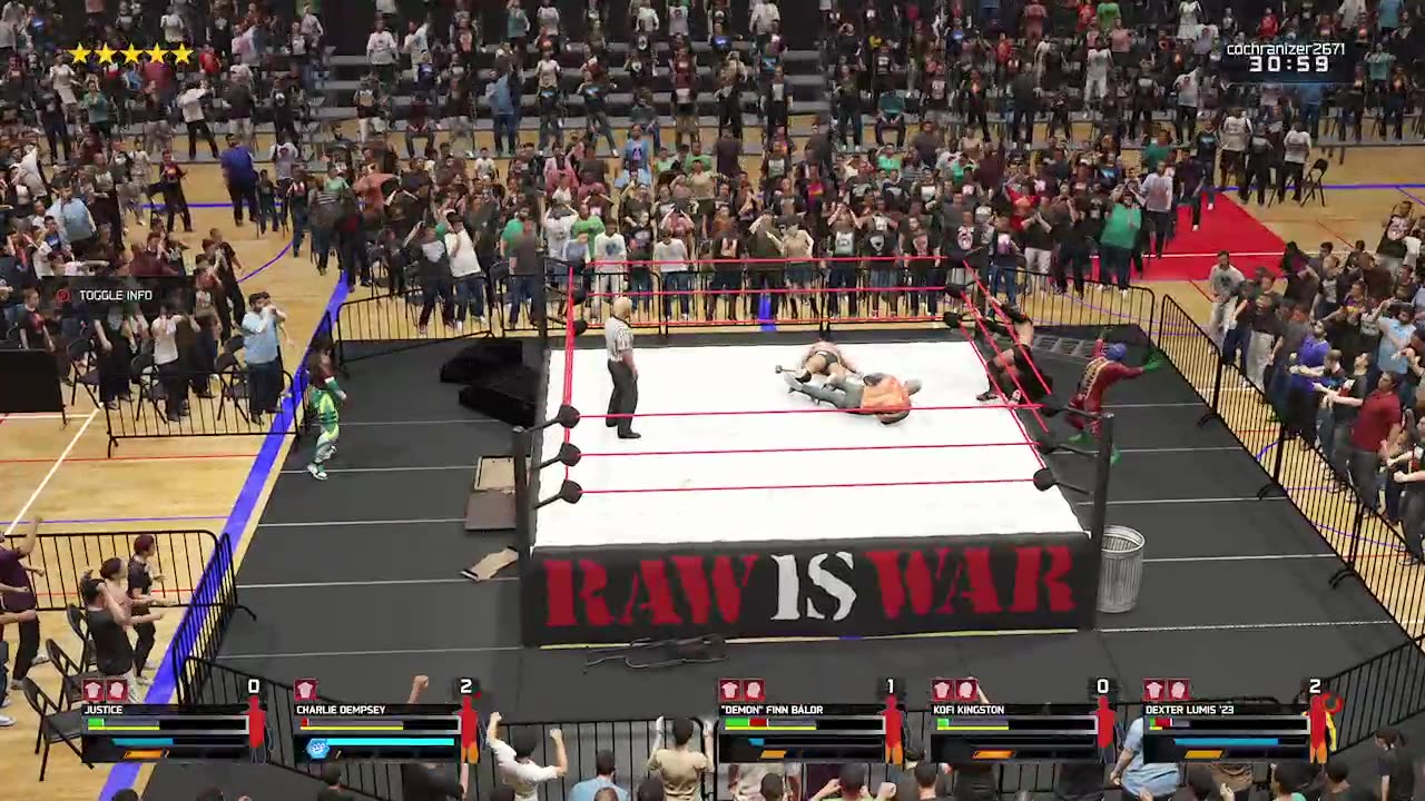 The Adventures of Justice - WWE2K AI vs AI