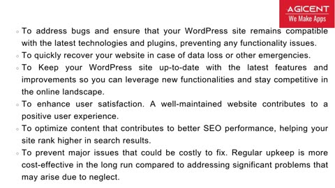 WordPress Maintenance Services