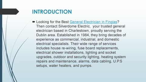 Best General Electrician in Finglas