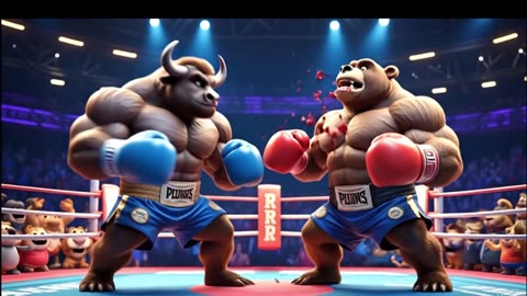 AI Fight: Muscular Animals Battle in the Ring