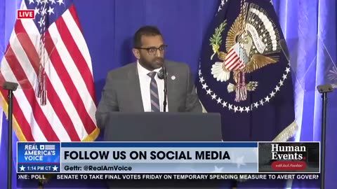 🚨FBI Director Kash Patel remarks at the Dept of Justice