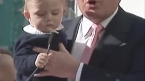 Trump's Cutest Moment EVER: Introducing Baby Barron to the World! 😍👶