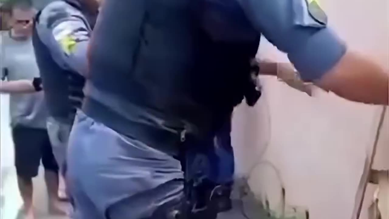Burglar tries to put off the inevitable.
