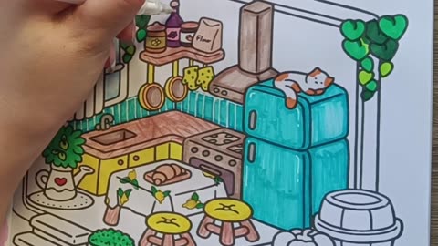 Color With Me 04 | Kitchen Corner | Coloring Nook Studio