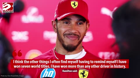 Lewis Hamilton constantly reminds himself of his past F1 success