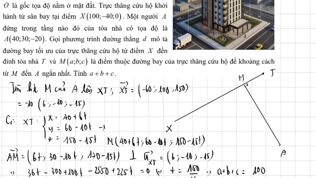 Một công ty xây dựng đang lên kế hoạch thiết kế một tòa nhà chọc trời trong khu đô thị mới.