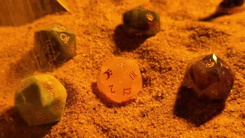 Egyptian gemstone Dice