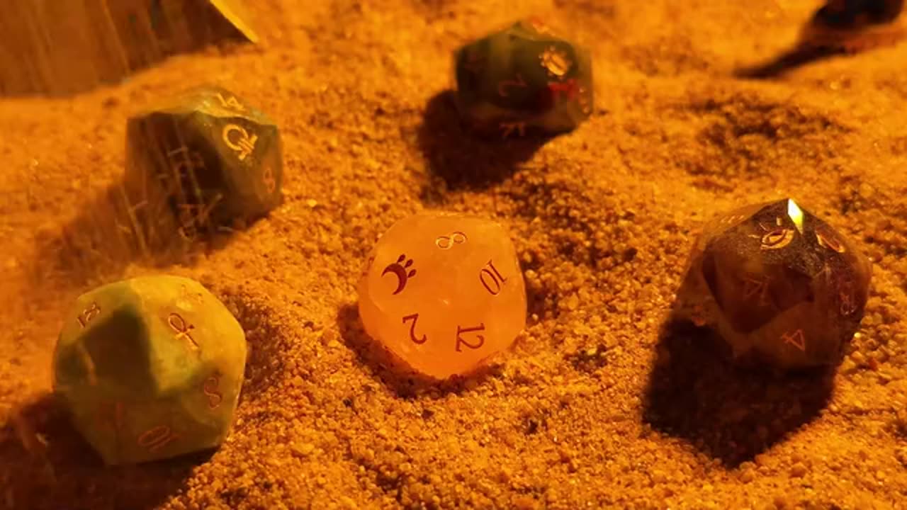 Egyptian gemstone Dice