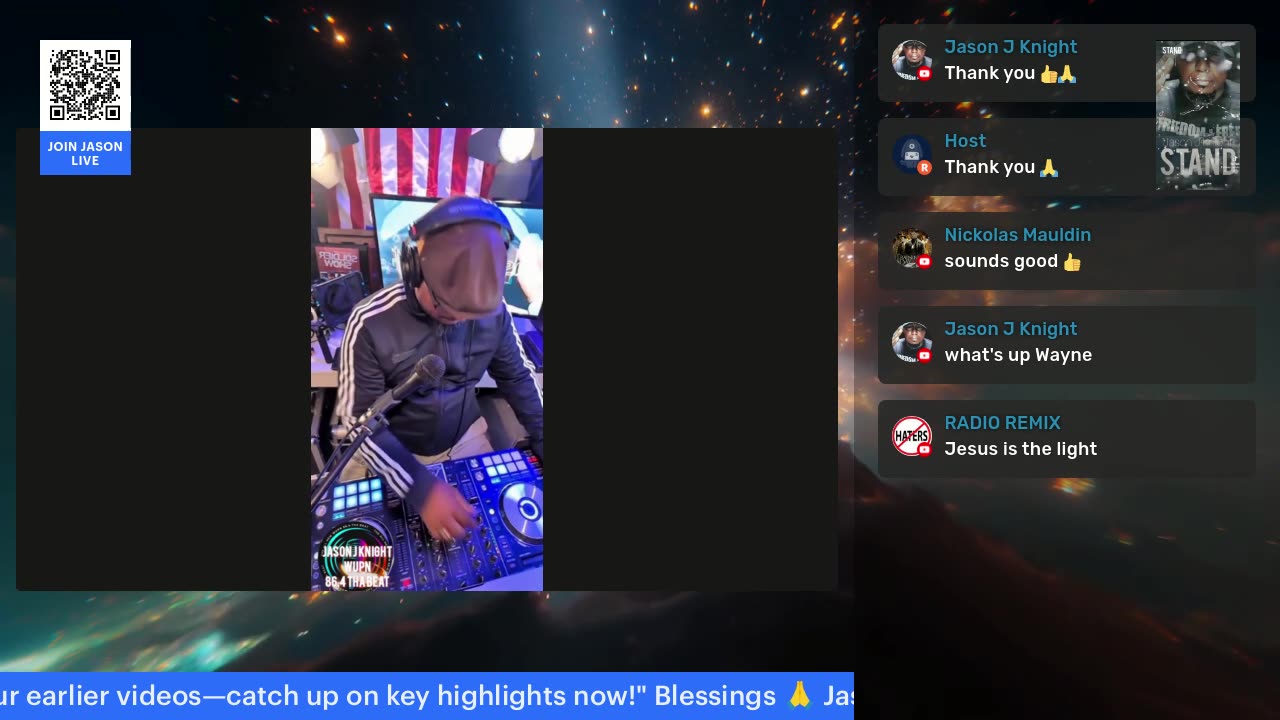 Djing for Jesus Jason J Knight In the mix