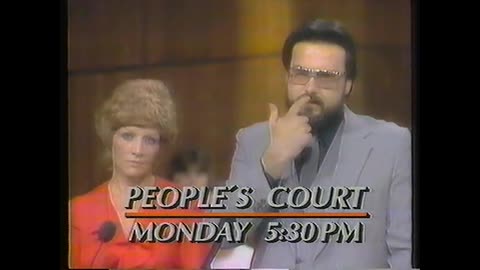 August 8, 1987 - WISH-TV News Bumper & 'Hour Magazine' & 'People's Court' Promos