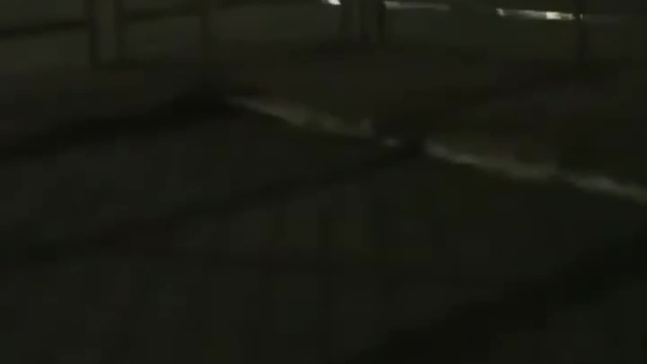 Footage captures civilians screaming and running for cover following US airstrikes