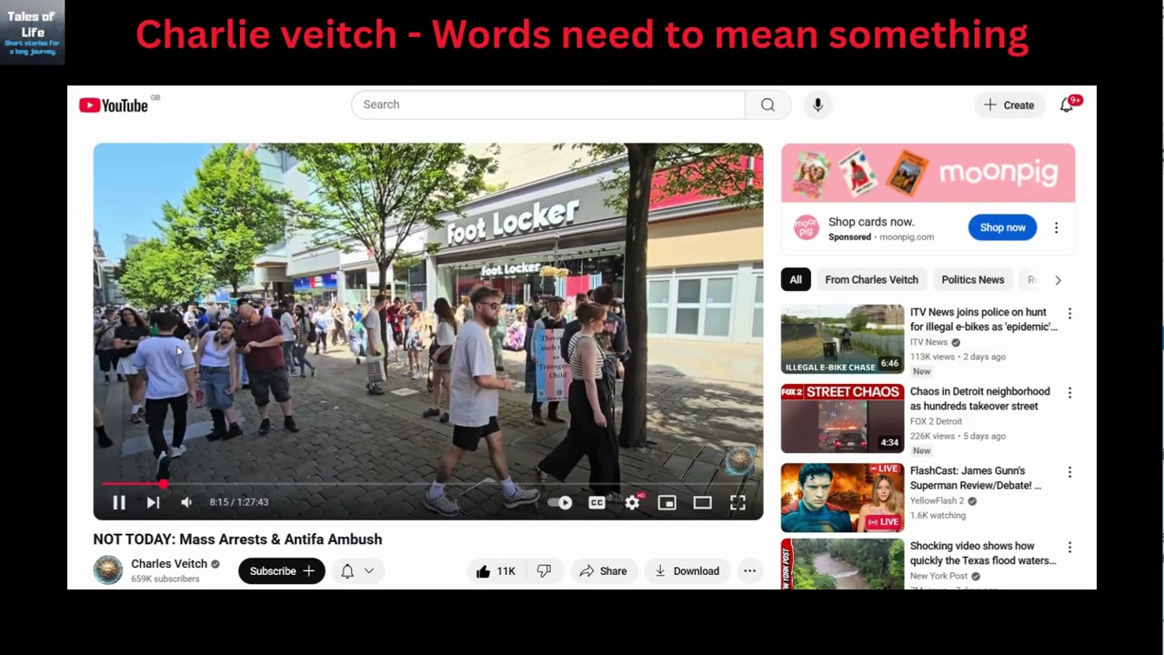 Charlie Veitch - Words need to mean something