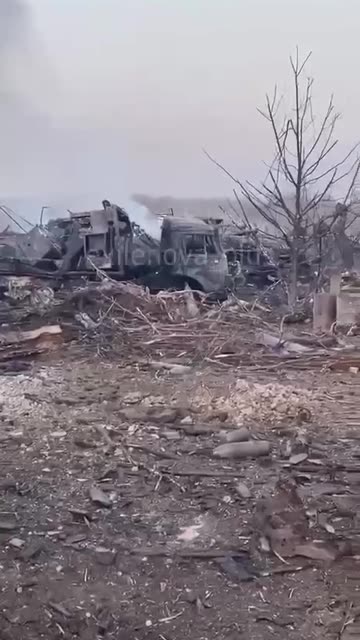 Strike by the Defense Forces on the concentration of Russian equipment.