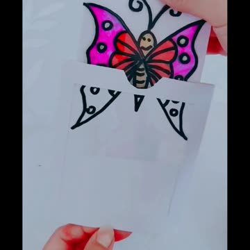 Arts and Crafts A package of beautiful paper butterflies