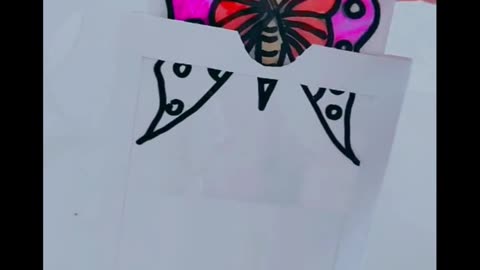 Arts and Crafts A package of beautiful paper butterflies