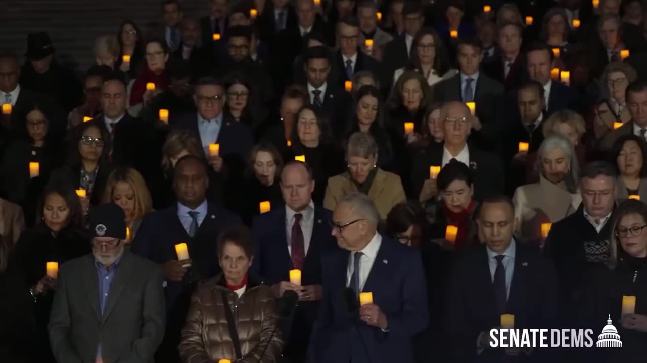 CLOWNSHOW: Congressional Dems Stage Candlelight Vigil for January 6 Anniversary