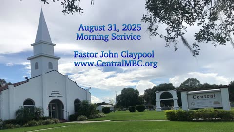 Morning Service 8-31-2025