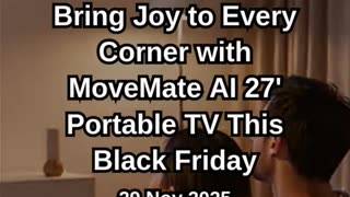 Corner with MoveMate AI 27" Portable TV