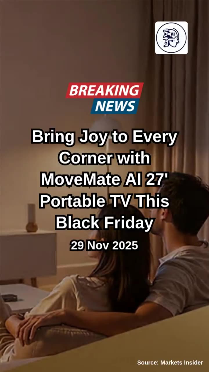 Corner with MoveMate AI 27" Portable TV