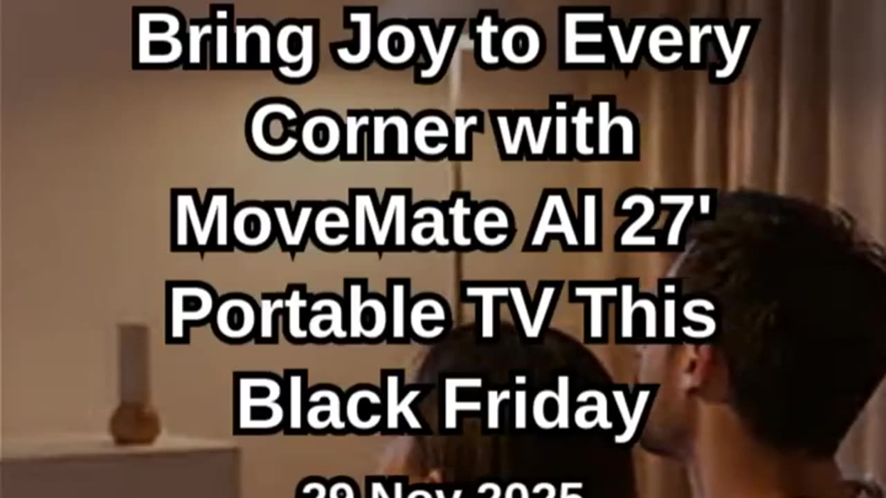 Corner with MoveMate AI 27" Portable TV