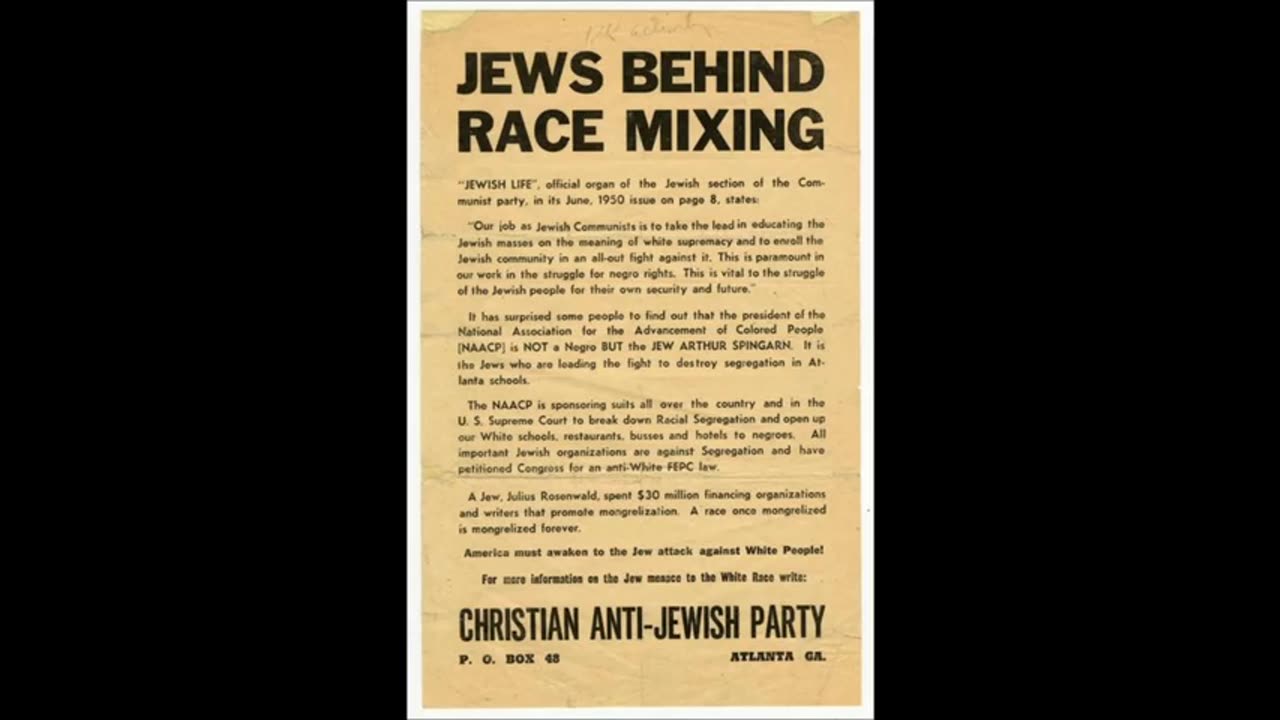 History Reviewed - Letter of Liberal Revenge on Christians