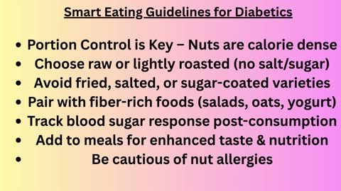 Best Nuts and Seeds for Diabetes : Smart Snacking