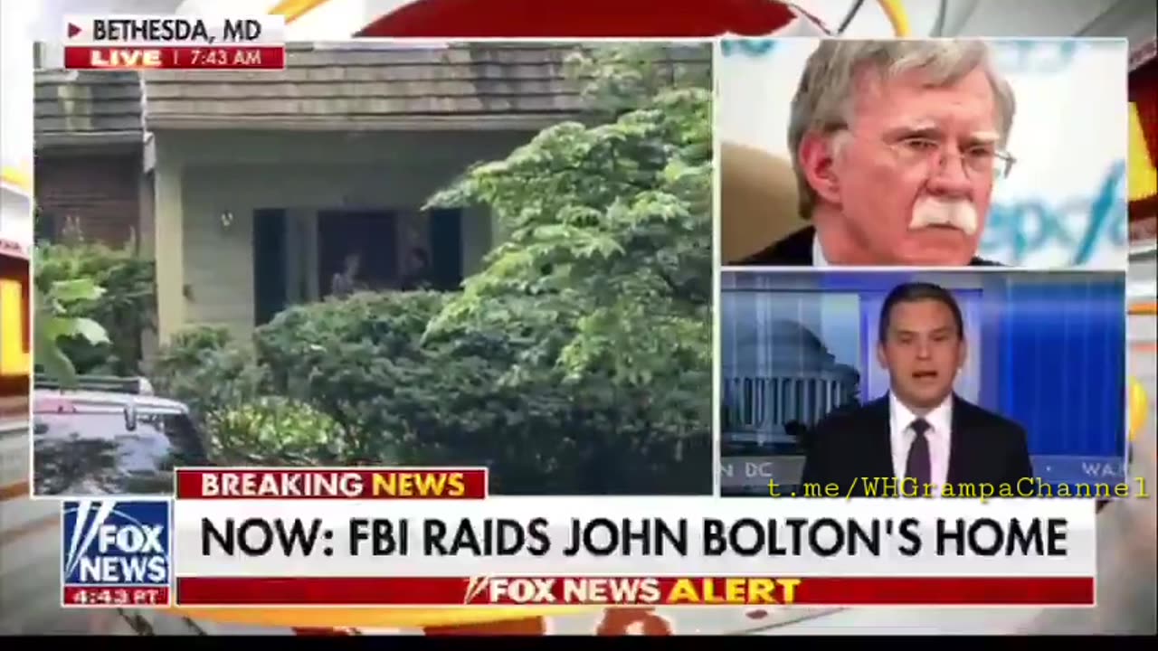 ⛔️BREAKING NEWS⛔️FBI RAIDS JOHN BOLTON'S HOME