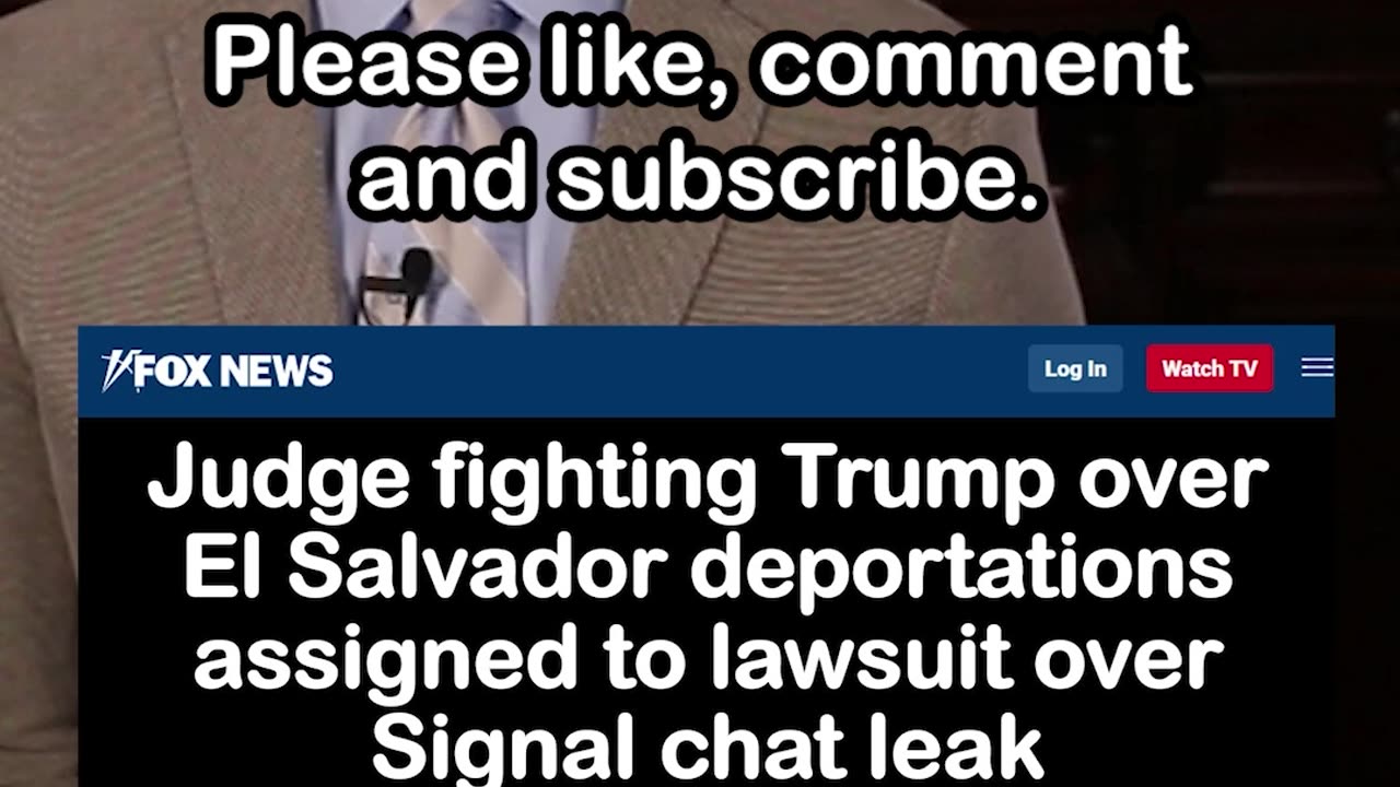 Signal Chat Leak Lawsuit Assigned to Same Judge Fighting Trump Deportations