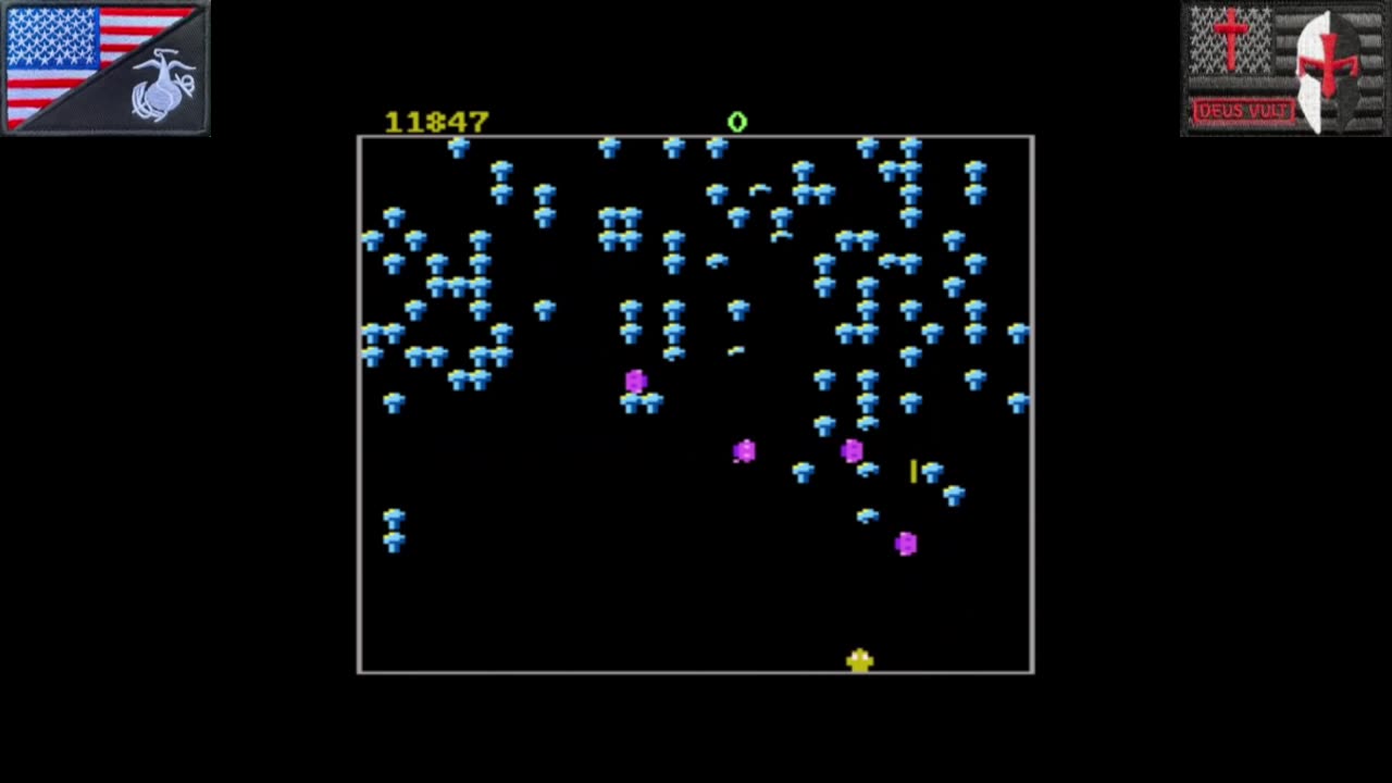 Centipede (Atari 7800 - 1986) [NA Version]