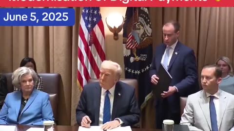 TRUMP SIGNS DIGITAL PAYMENTS
