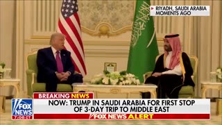 "We have the biggest business leaders in the world here today," says POTUS