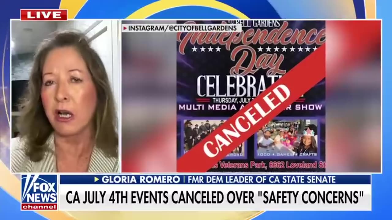 California CANCELS July 4 events after ICE raids: 'They're canceling patriotism'
