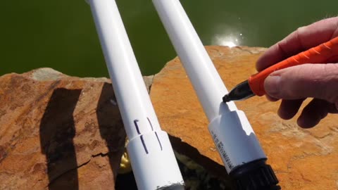 Pond Liner Cut, Vivohome Pond Filter Hard Plumbed & Some Wiring For Later. PVC Flex Pipe Works.