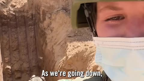 Footage of the Tunnel Under the Hospital Where Mohammad Sinwar was Found