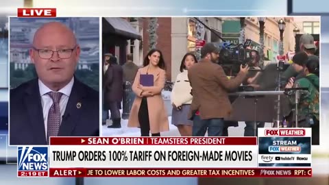 Teamsters president backs Trump's movie tariffs: 'HOLLYWOOD'S GREED IS SHOWING'
