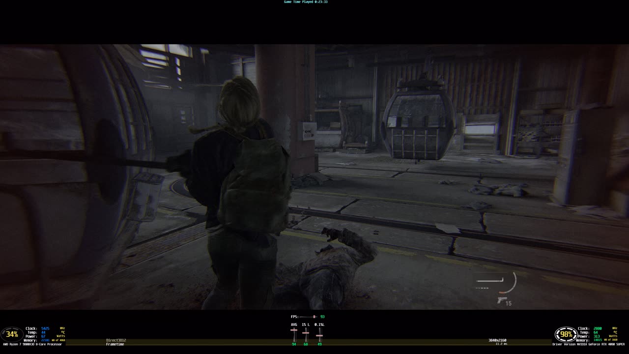 The Last of Us Part II Remastered 21:9 4k HDR PC Gameplay 9800x3d RTX 4080 Super NO DLSS or FG