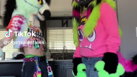 wat da dawg doin ⁉️😭 FURSUIT VIDEO BY @Cigsnvalentines on TikTok #furry #fursuit