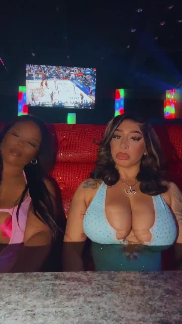 Instagram Live Cleavage
