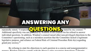 DOJ Lawyer Says 'I DECLINE' 70 Times