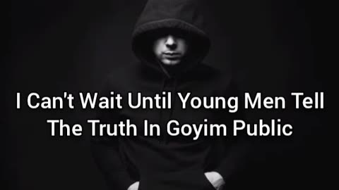 I Can't Wait For Young Blackpillers To Do Blackpill Content In Public