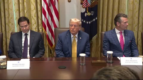 July 8, 2025 - Trump participates in Cabinet meeting