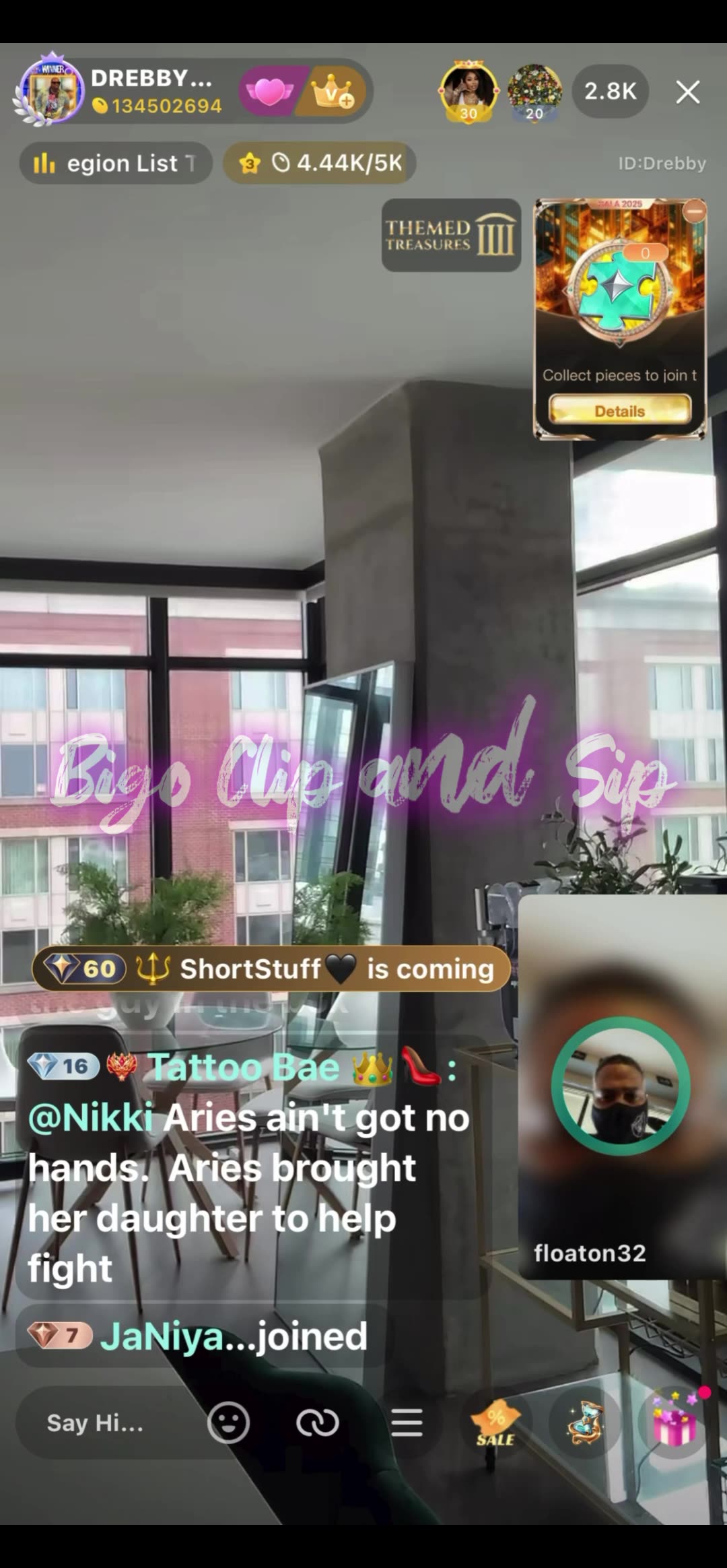 Aries reads DreBaby then he lines her 12/10/25 #bigoclipandsip