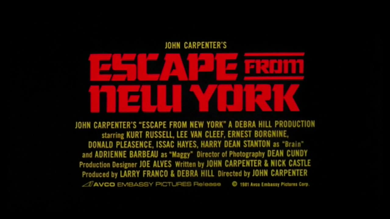 escape from new york movie trailer
