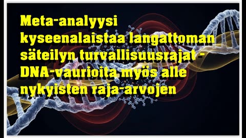 Meta analyysi kyseenalaistaa langattoman säteilyn turvallisuusrajat