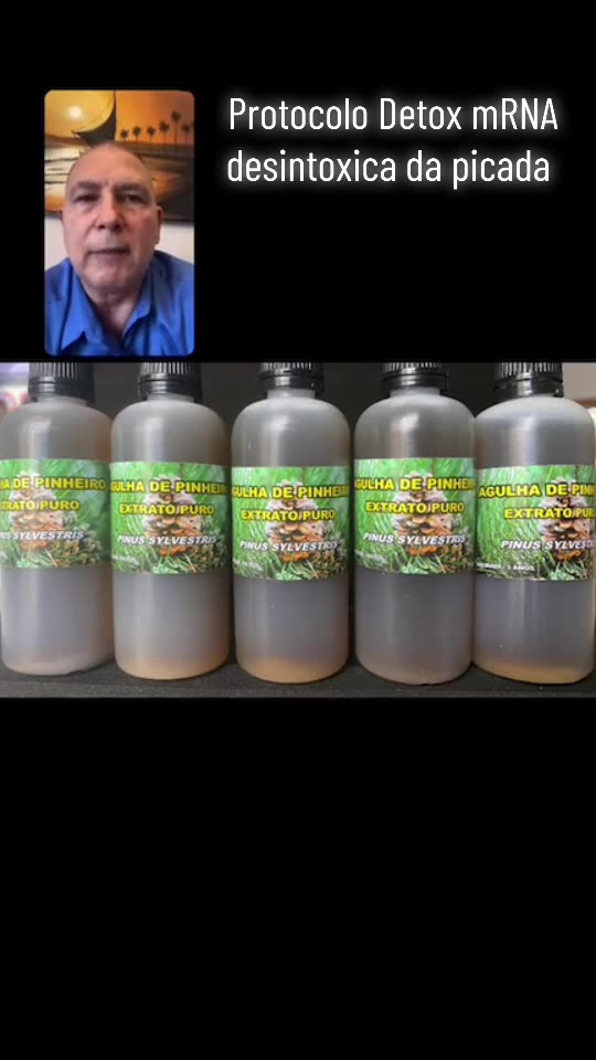 DETOX com o protocolo de desintoxicação da picada de mRNA que chamam de vacina Covid